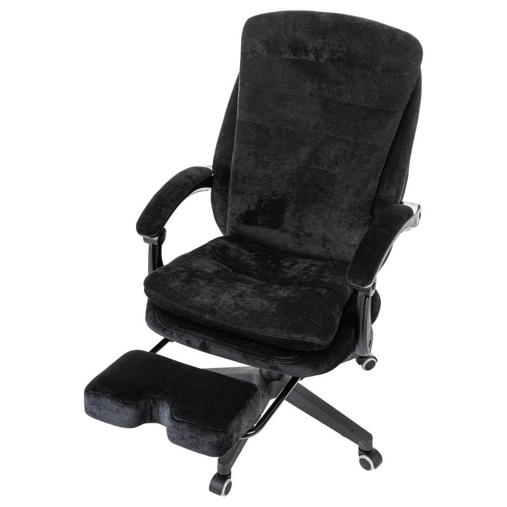 Кресло Бюрократ T-9950MSG-F Fabric черный Light-20 крестов. пластик подст.для ног