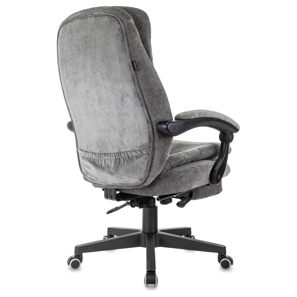 Кресло Бюрократ T-9950MSG-F Fabric серый Light-19 крестов. пластик подст.для ног 