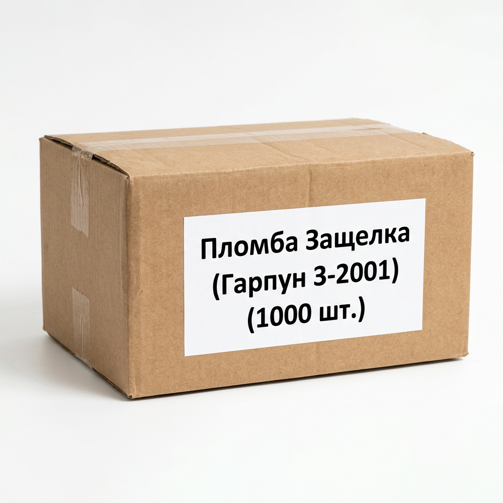Пломба  Защелка (Гарпун 3-2001)  (1000 шт.) упак. гофрокартон