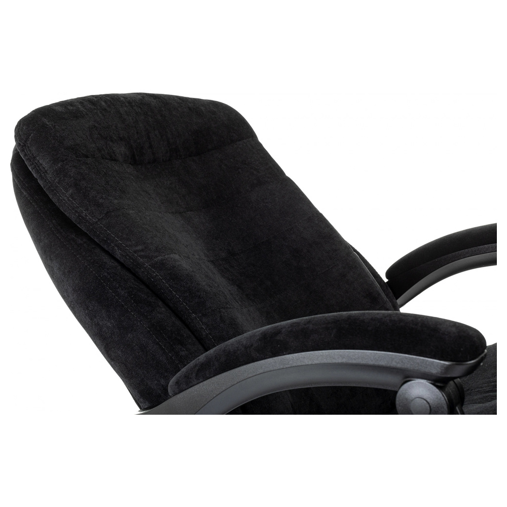 Кресло Бюрократ T-9950MSG-F Fabric черный Light-20 крестов. пластик подст.для ног