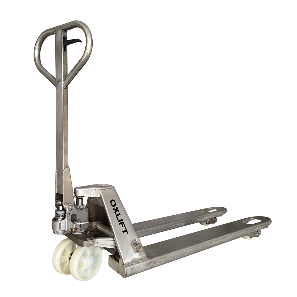 Тележка гидравлическая OXLIFT OX25-STEEL, нержавейка 1150*550