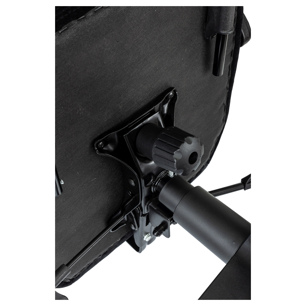 Кресло Бюрократ T-9950MSG-F Fabric черный Light-20 крестов. пластик подст.для ног