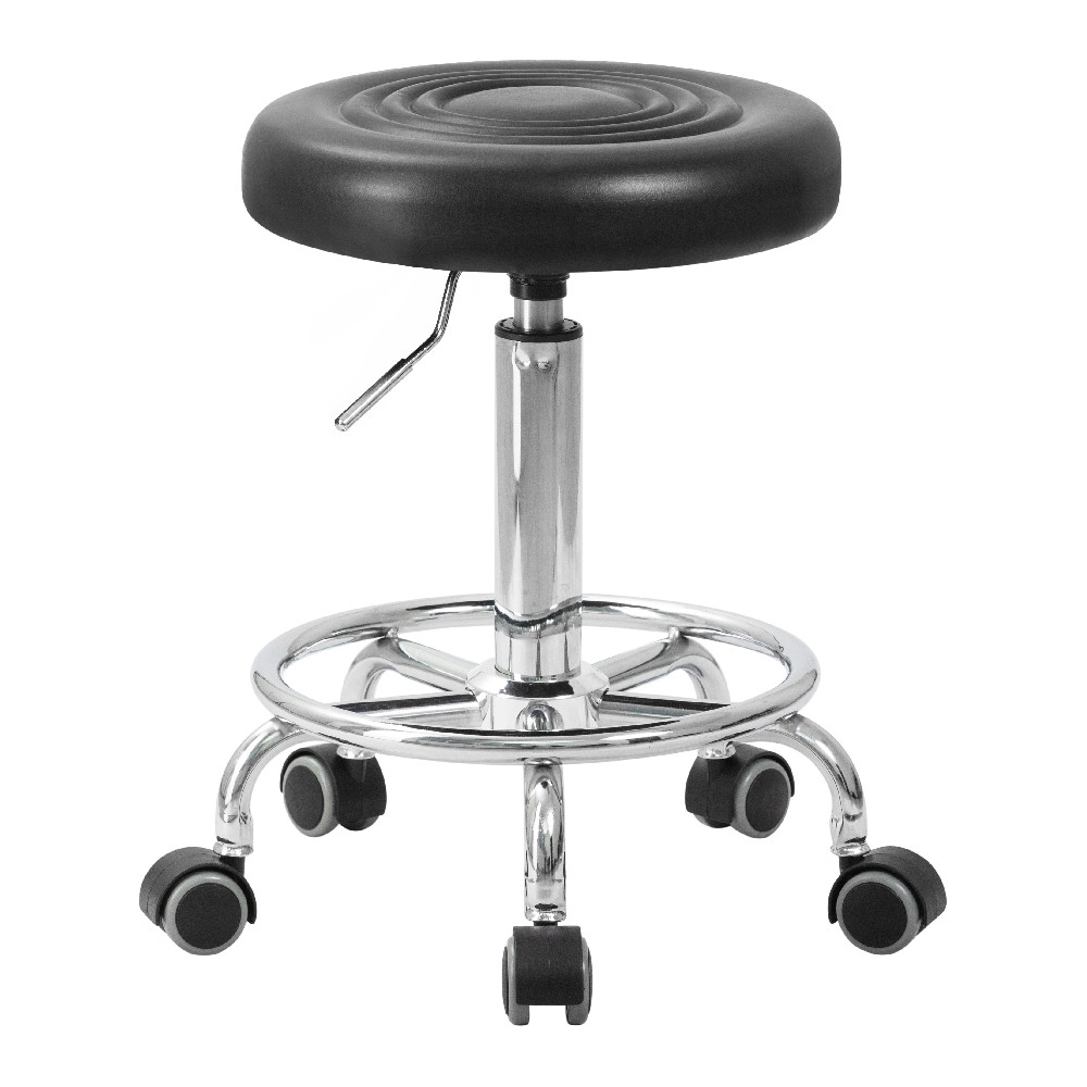 Табурет DOBRIN BILLY LM-3051 на колесиках черный