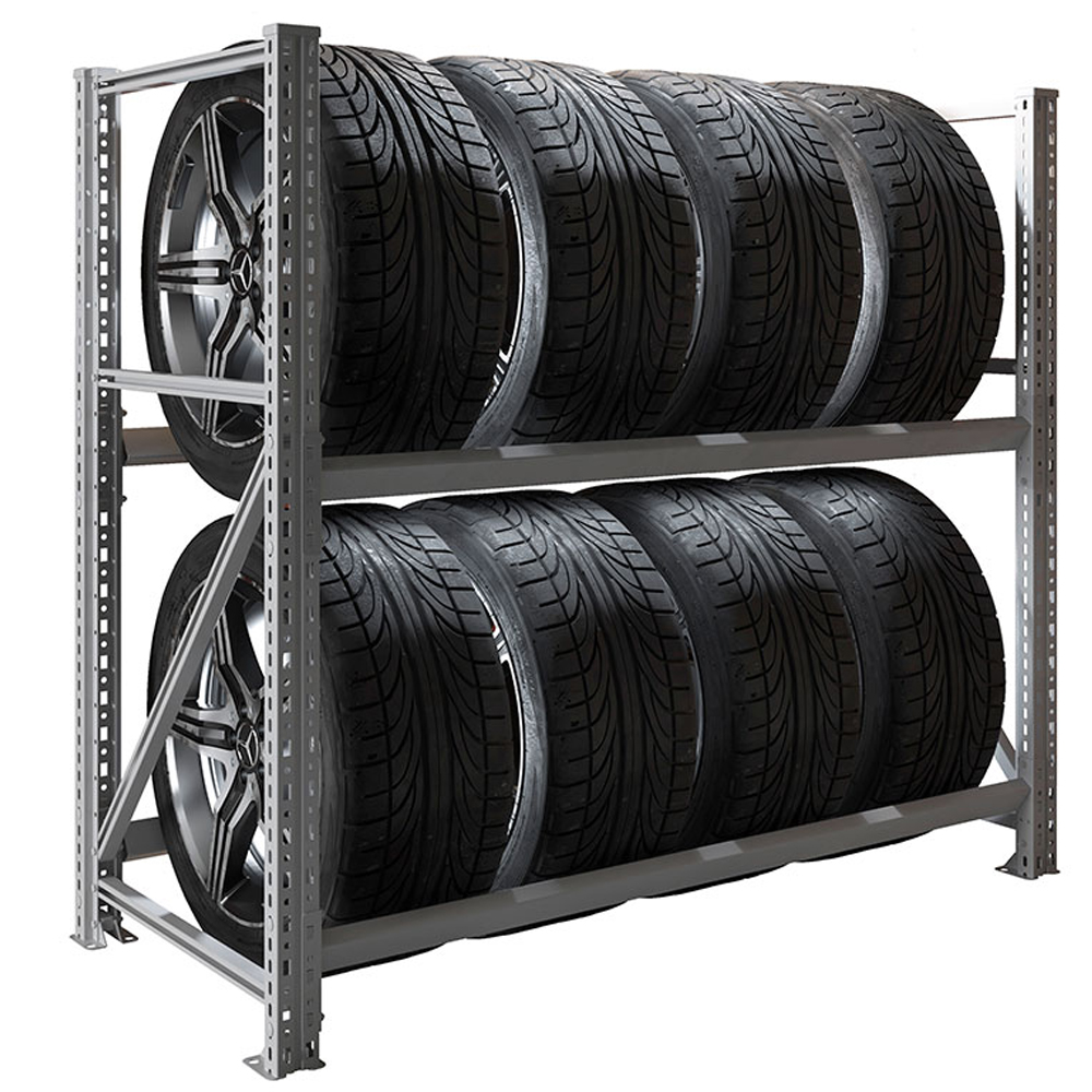 Стеллаж MS Pro 1200х1353x606 стационарный для хранения 8 шин