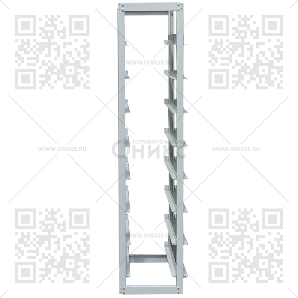 Основная секция стеллажа для ящиков V-4