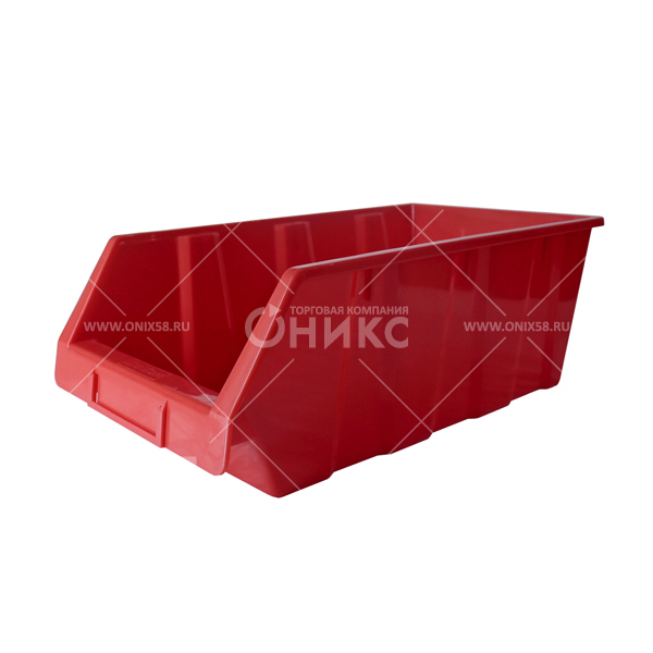 Ящик пластиковый А 400*230*150 красный