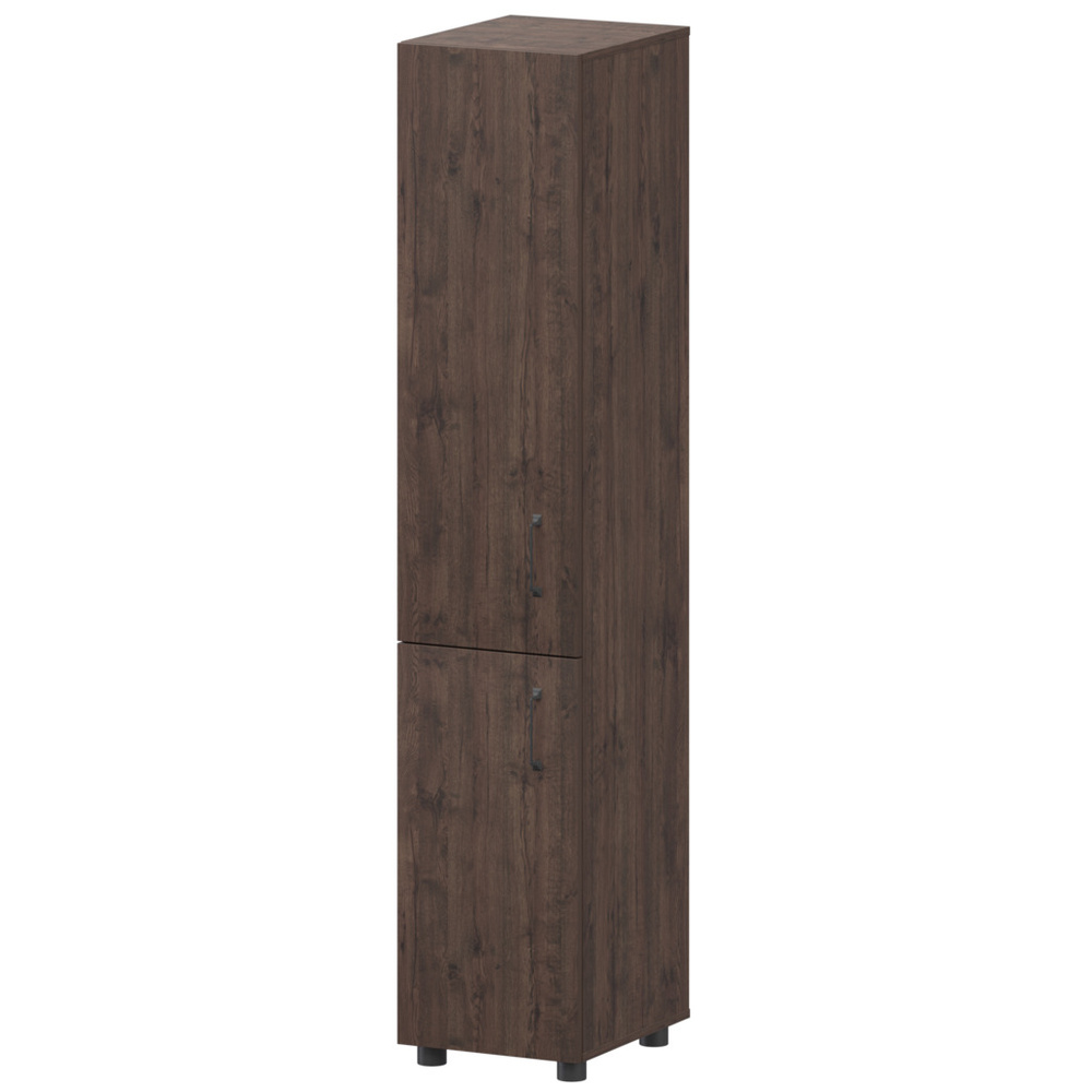 Стеллаж комбинированный узкий Приоритет К-932,К-936,К-937,КФ-936,КФ-936 Дуб апрель (360×420×2000 мм)