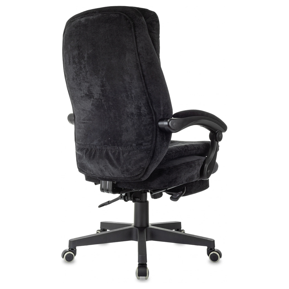 Кресло Бюрократ T-9950MSG-F Fabric черный Light-20 крестов. пластик подст.для ног