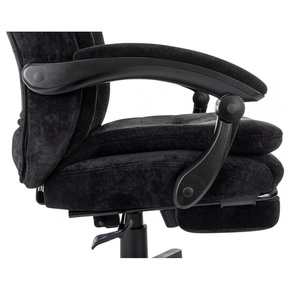 Кресло Бюрократ T-9950MSG-F Fabric черный Light-20 крестов. пластик подст.для ног