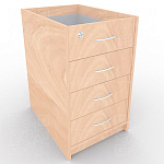 АТ-07 Каркас тумбы приставной, 440*600*740мм. (Ольха)