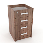 АТ-05 Каркас тумбы приставной, 440*450*740мм.  (Ясень шимо темный)