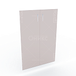 Комплект стеклянных дверей А-стл310 тонированные, 710*1120мм.