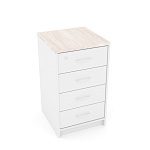 А-705 Топ к тумбе АТ-05 для столов А-201, А-202, 440*450*22мм. (Ясень шимо светлый)