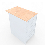 А-707 Топ к тумбе АТ-07 для столов 73 см., 440*730*22мм. (Ольха)