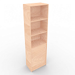 А-321 Шкаф узкий, 560*370*2000мм. (Ольха)