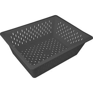 GS Корзина пластиковая, 540*412*190мм. (Черный)