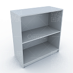 А-302 Стеллаж открытый, 1 полка, 770*370*850мм. (Серый)