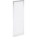 Дверь стеклянная в AL-рамке XRG 42-1(L) левая Сатин белый 1132х422х22 XTEN