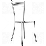 Каркас стула Лилиана (AL (серый))