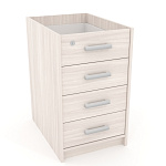 АТ-07 Каркас тумбы приставной, 440*600*740мм. (Ясень шимо светлый)