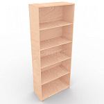 А-306 Стеллаж открытый, 4 полки, 770*370*2000мм. (Ольха)
