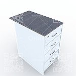 А-707 Топ к тумбе АТ-07 для столов 73 см., 440*730*22мм. (Дуб венге)