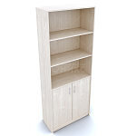 А-310 Шкаф широкий, 770*370*2000мм.  (Дуб молочный)