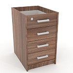 АТ-07 Каркас тумбы приставной, 440*600*740мм. (Ясень шимо темный)