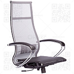 Каркас кресла МЕТТА B 1m 7/К131 (Комплект 7) (выводится из ассортимента) (сетка Т-05 серая/ Т-01 черная)