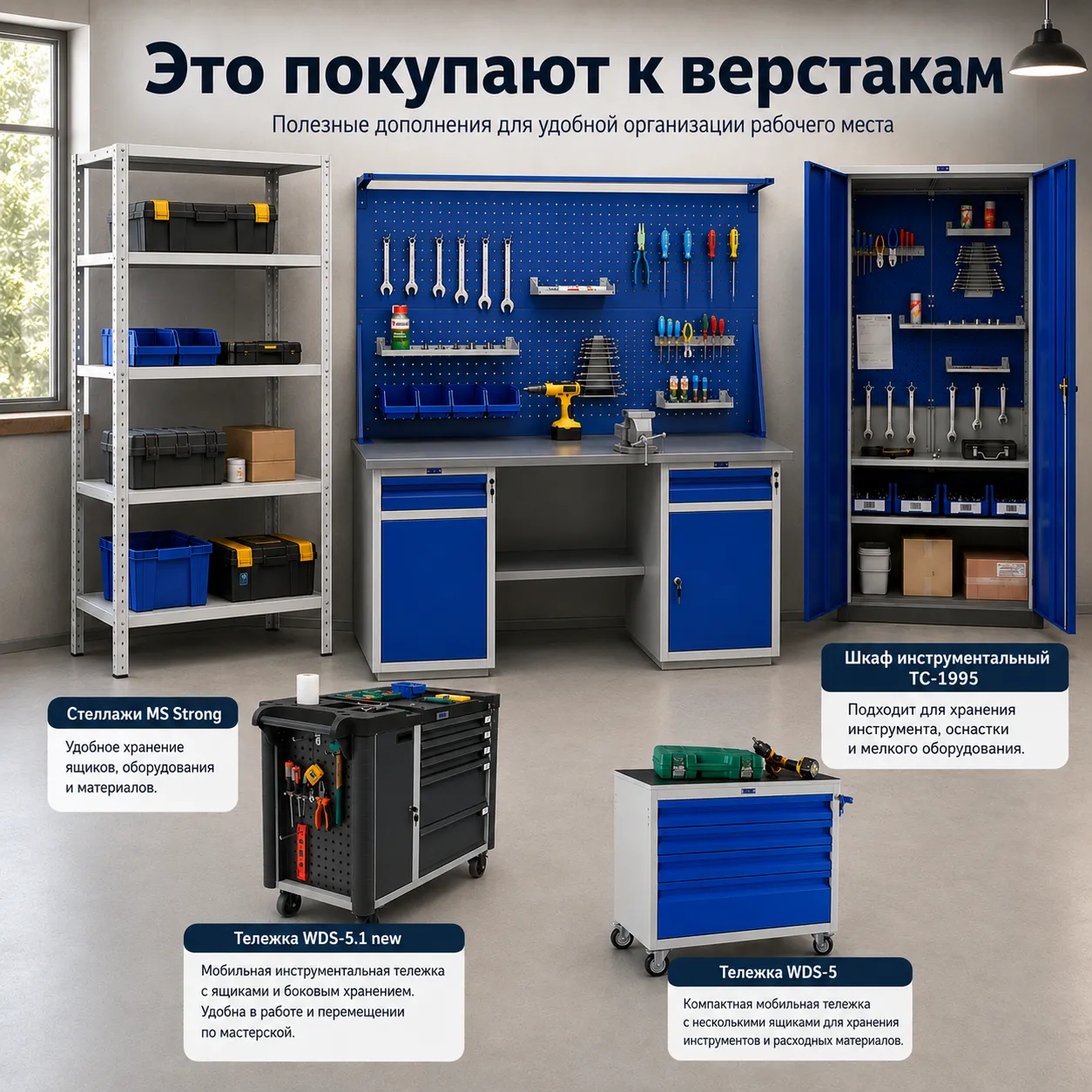 Верстак WT 180 WD-1+WD-5