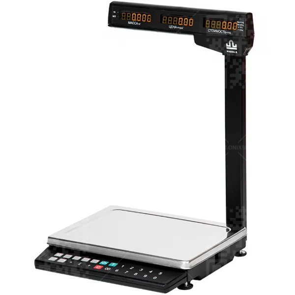 Весы торговые MK-15.2-TH21 (RU) LED, (USB,RS-232)