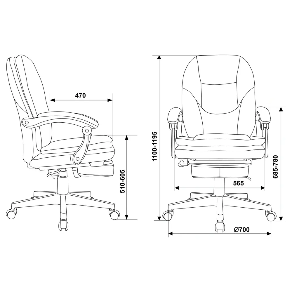 Кресло Бюрократ T-9950MSG-F Fabric песочный Light-21 крестов. пластик подст.для ног 