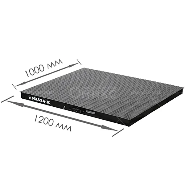 Модуль взвешивающий 4D-PM-12/10 - 1000, платформа 1200*1000мм, 1000 кг.
