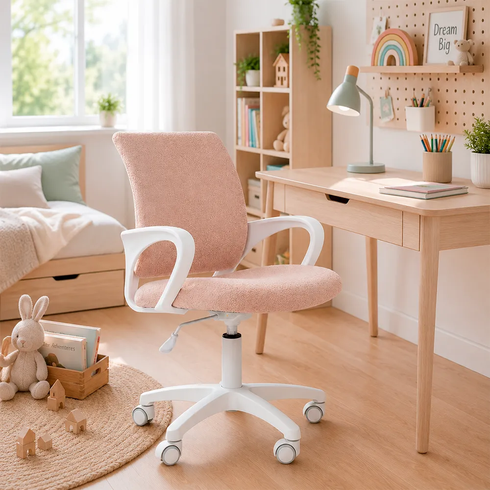 Кресло CHAIRMAN KIDS 103 ткань В зефир, белый пластик LT