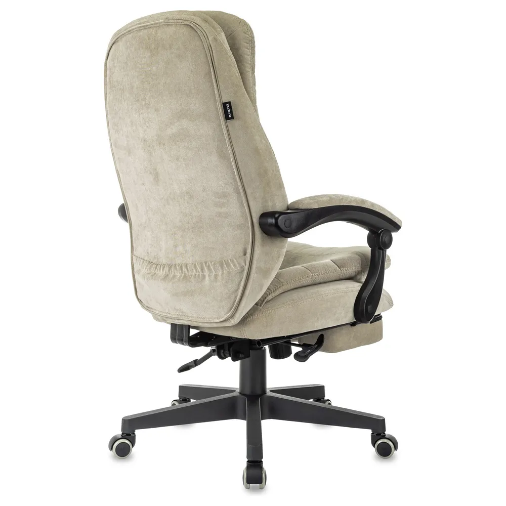 Кресло Бюрократ T-9950MSG-F Fabric песочный Light-21 крестов. пластик подст.для ног 