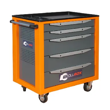 Тележка инструментальная TBS-5, оранжевая Ral 2008