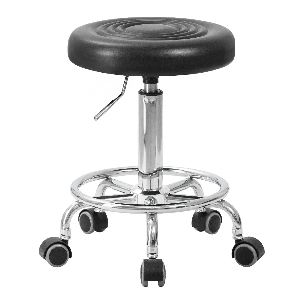 Табурет DOBRIN BILLY LM-3051 на колесиках черный