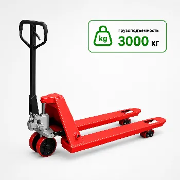 Тележка гидравлическая REM AC 3000, 1150 мм полиуретановые колеса 