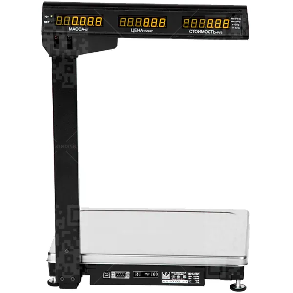 Весы торговые MK-32.2-TH21 (RU) LED, (USB,RS-232)