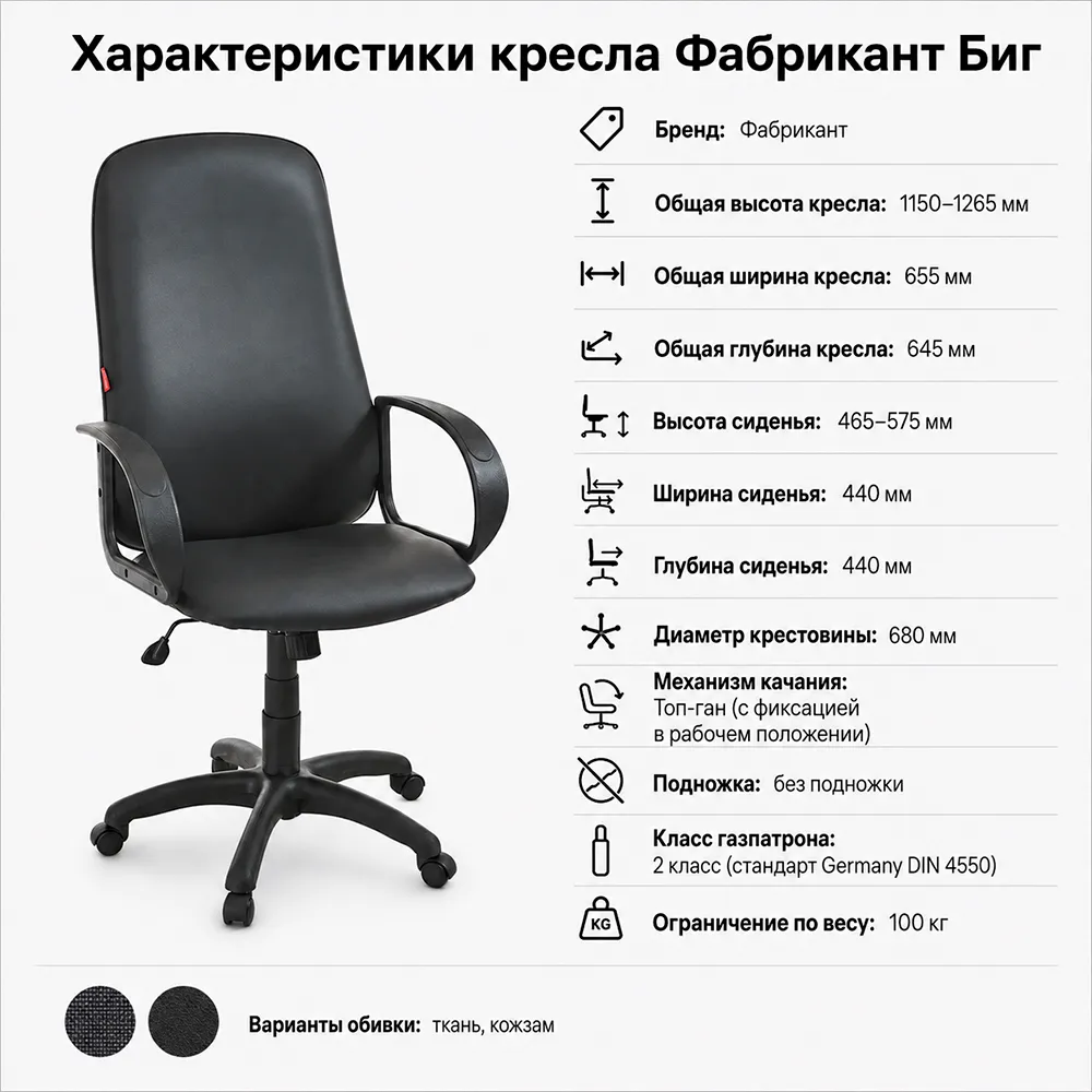Кресло Фабрикант Биг