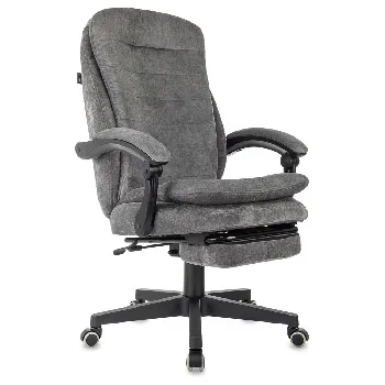 Кресло Бюрократ T-9950MSG-F Fabric серый Light-19 крестов. пластик подст.для ног 