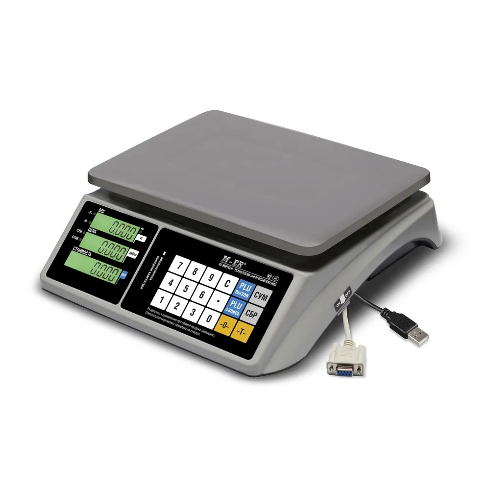 Весы M-ER 328AC-32.5 "TOUCH-M" LCD RS232 и USB
