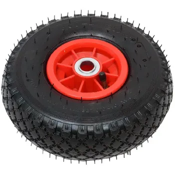 PR 1805(20) Колесо d 250 пневмо (3.00-4) (20мм)  ступица полиамид г\п 136 кг