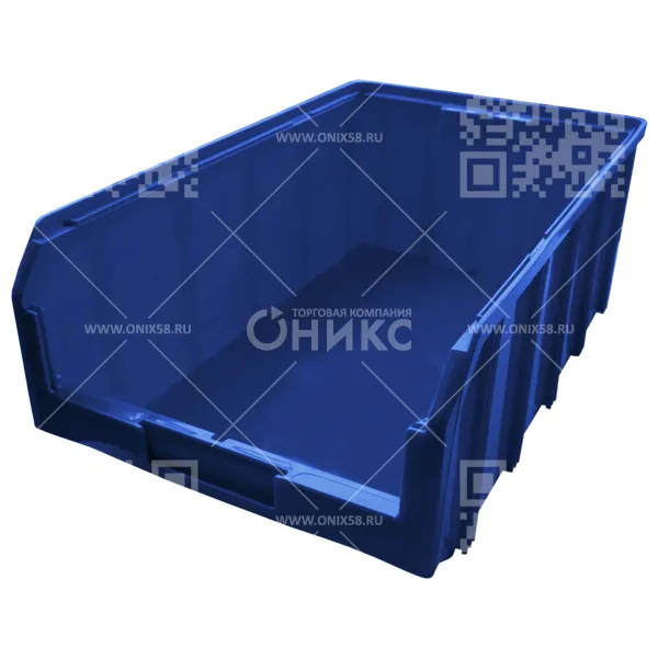 Ящик пластиковый V-4 502*305*184 синий